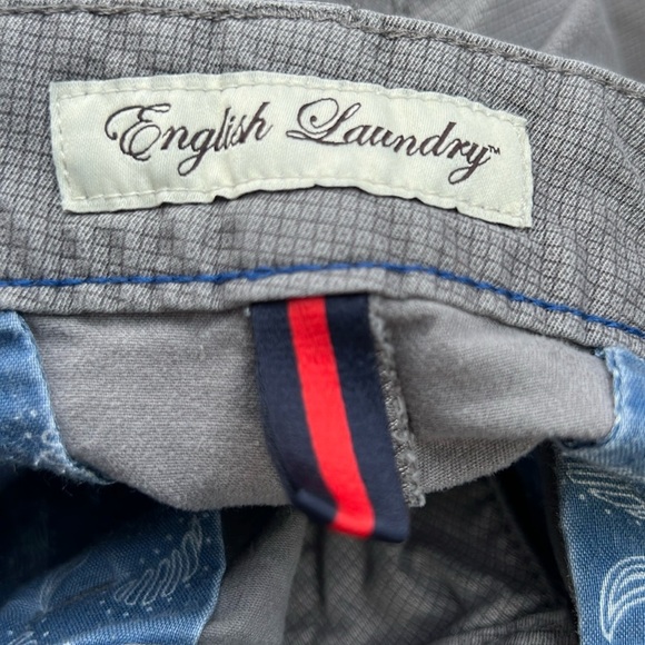 English Laundry Men’s Flat Front Gray Shorts Size 34 - Picture 3 of 5